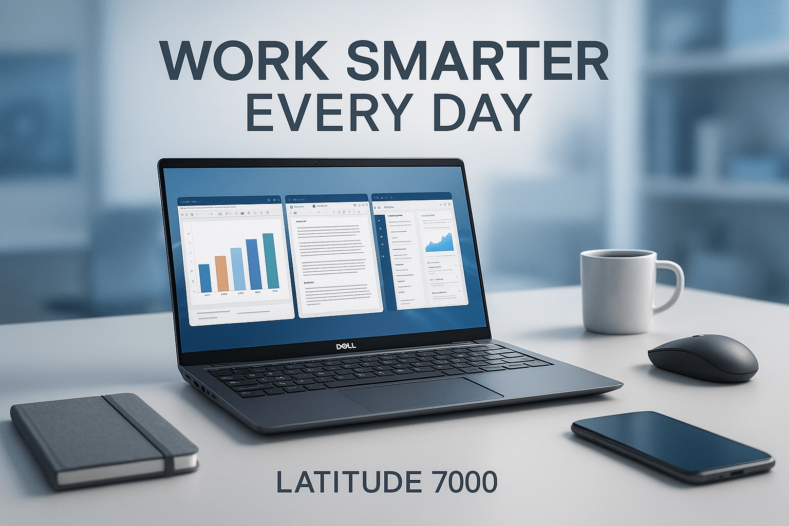 Work Smarter Every Day Using Dell Latitude 7000 Laptop