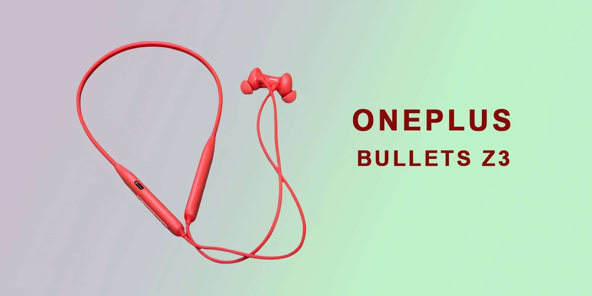 Lightweight design makes OnePlus Bullets Z3 easy to wear.