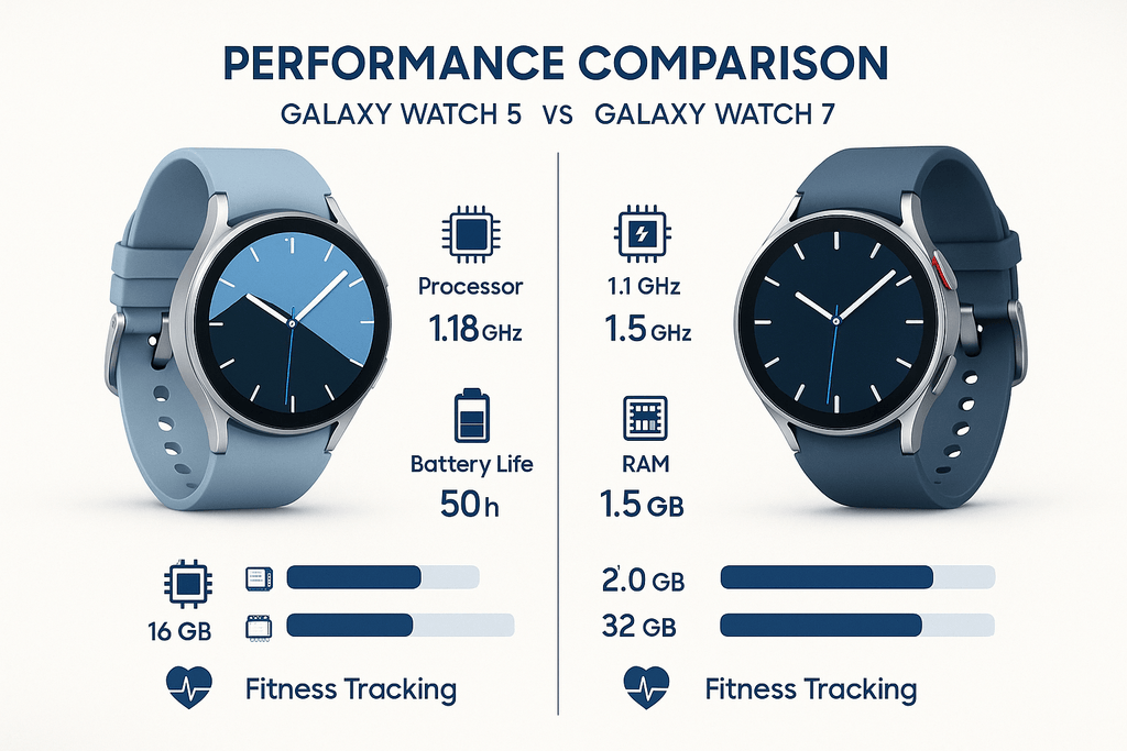 Comparing Galaxy Watch 5 vs Galaxy Watch 7 Performance Today