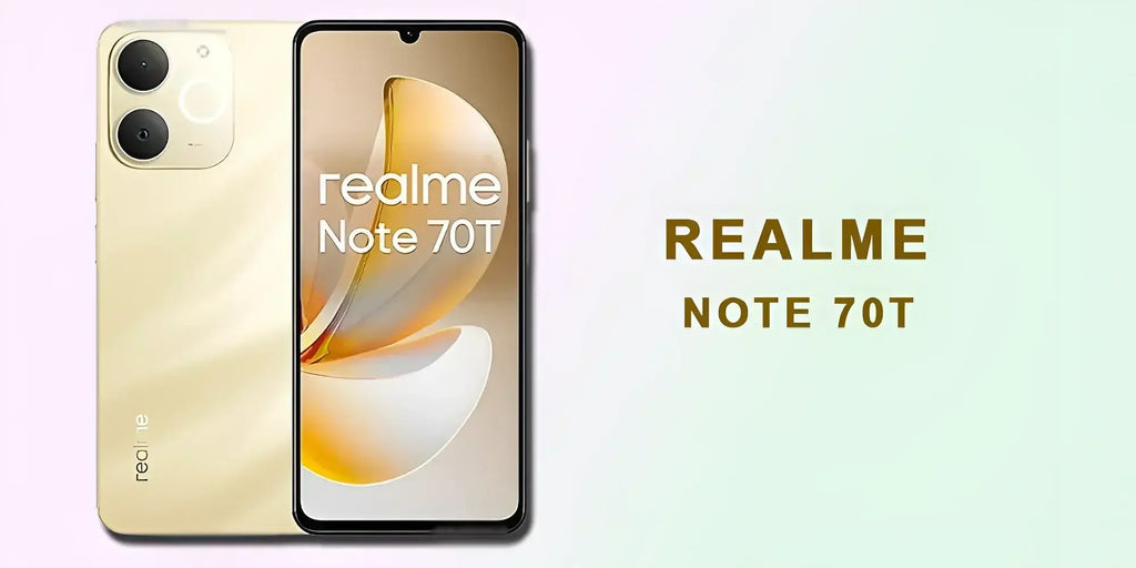 Realme Note 70T combines speed, power, and elegant looks.