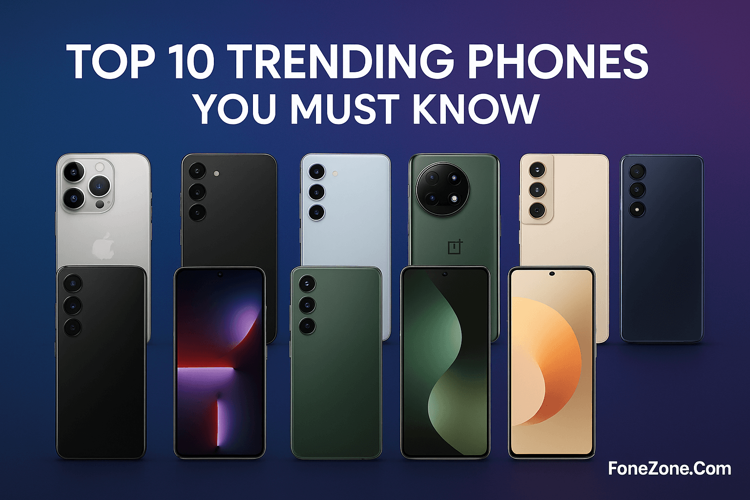 Here Are the Top 10 Trending Phones You Must Know
