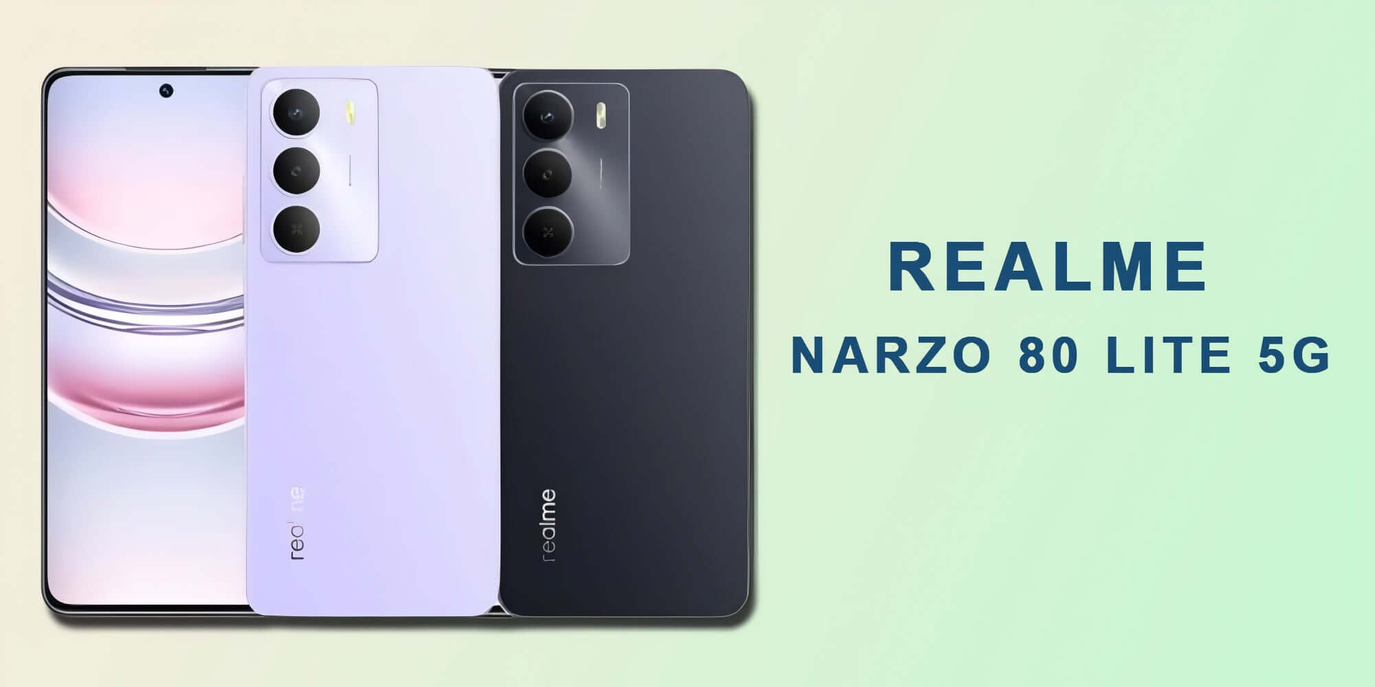 Enjoy quick charging with Realme Narzo 80 Lite 5G