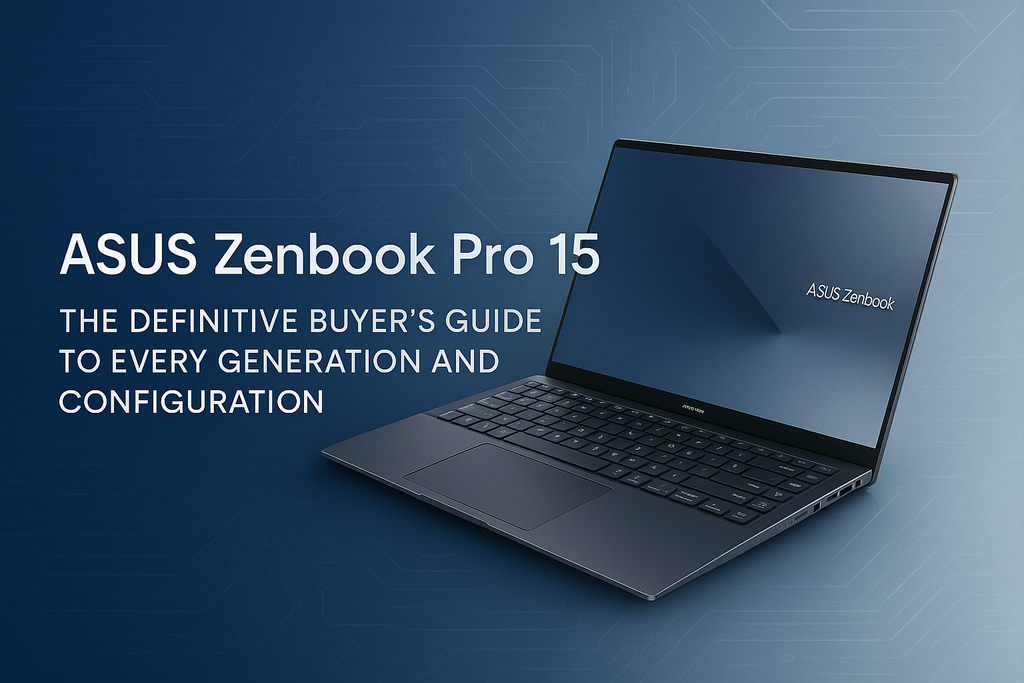 ASUS Zenbook Pro 15: The Definitive Buyer's Guide to Every Generation and Configuration