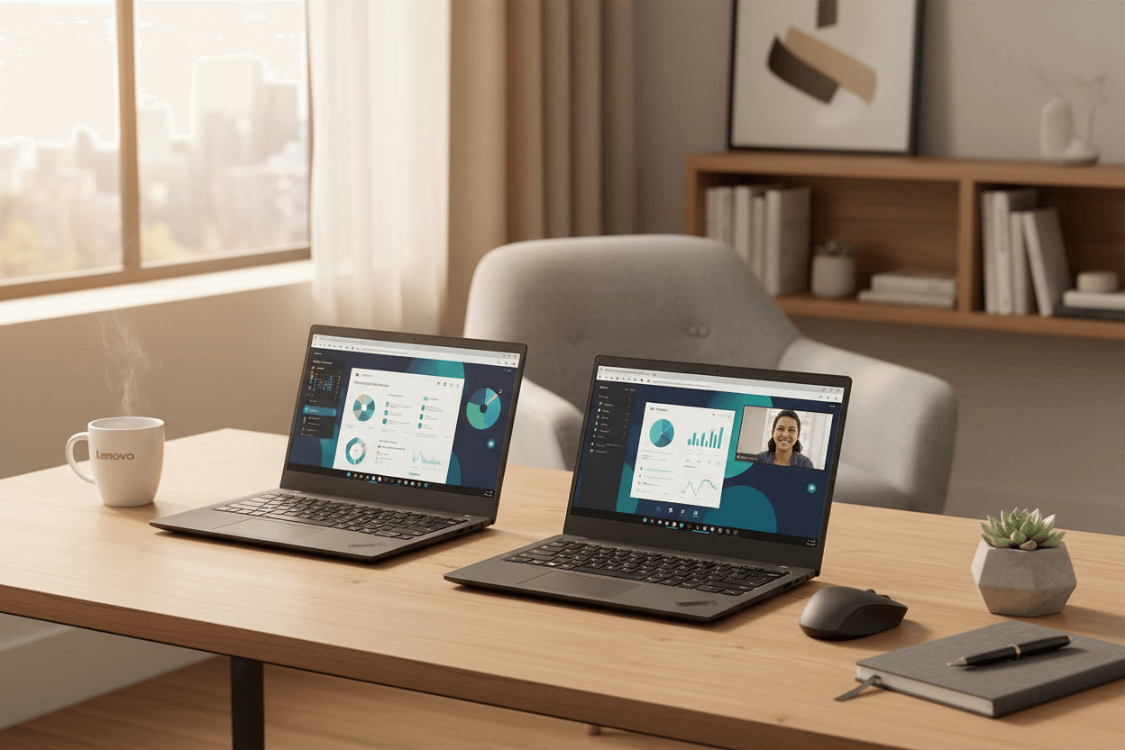 Lenovo laptops make computing enjoyable, efficient, and highly reliable.