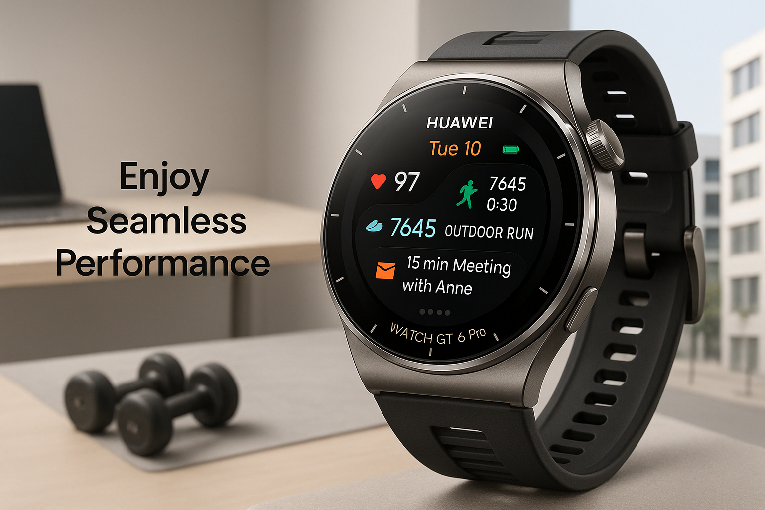 Enjoy Seamless Performance Using Huawei Watch GT 6 Pro Daily