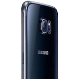 Samsung Galaxy S6 32GB single sim in Black Sapphire color showcasing rear camera and design features.