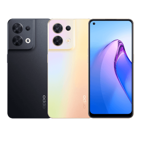 Oppo Reno 8 5G 128GB 8GB RAM with Battery Health Engine online at Fonezone.com