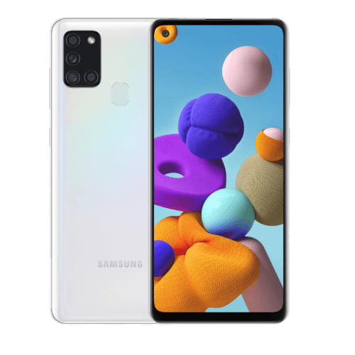 Shop Samsung Galaxy A21S Dual sim 32GB 2GB Ram white Sale at Lowest Price