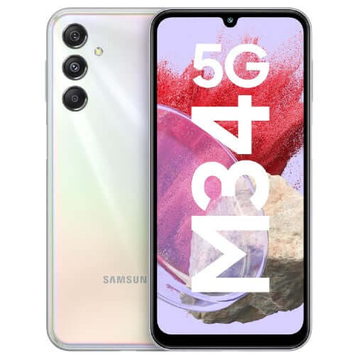 Samsung M34 5G Prism Silver – Buy Now in India – 8GB RAM 128GB ROM