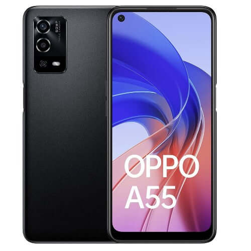 OPPO A55 (Starry Black, 64 GB) (4 GB RAM) Price in India