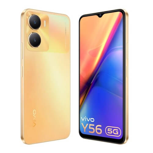 vivo Y56 5G (Orange Shimmer, 128 GB) (4 GB RAM) Price in India