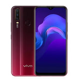 Vivo Y12 smartphone displaying a vibrant gradient design and large screen with modern features.
