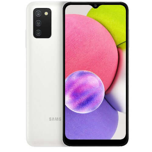 Samsung Galaxy A03s 128GB 4GB Ram, Dual Sim White in