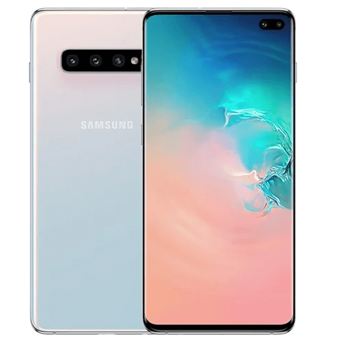 Buy Samsung Galaxy S10 Plus dual sim 128GB 8GB Ram prism white Online in