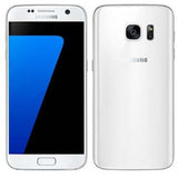 Samsung Galaxy S7 front and back view in White Pearl color