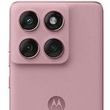 Motorola Edge 60 Fusion back design featuring triple camera system in a pink finish.
