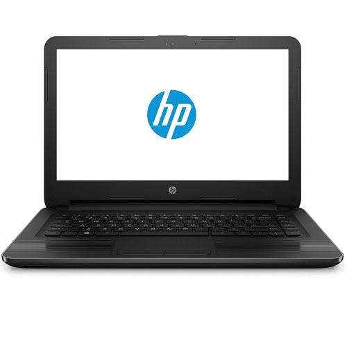 HP 245 G5 Notebook with 320GB HDD and 4GB RAM, featuring HP logo on the screen.