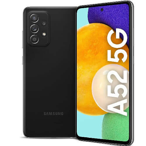 Samsung Galaxy A52 8GB RAM 128GB storage mobile phone in Black | FoneZone.com