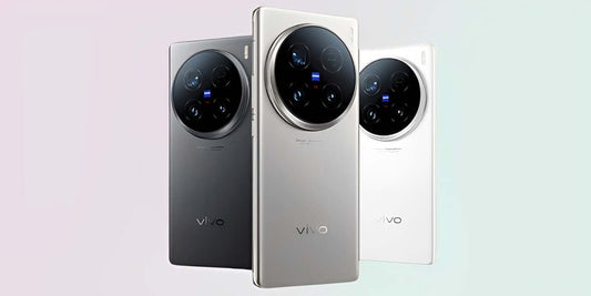 Vivo X100 smartphones showcasing colors and features for the upcoming launch in India.