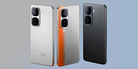 iQOO Neo10R smartphones in different colors and designs, showcasing the latest features and style.