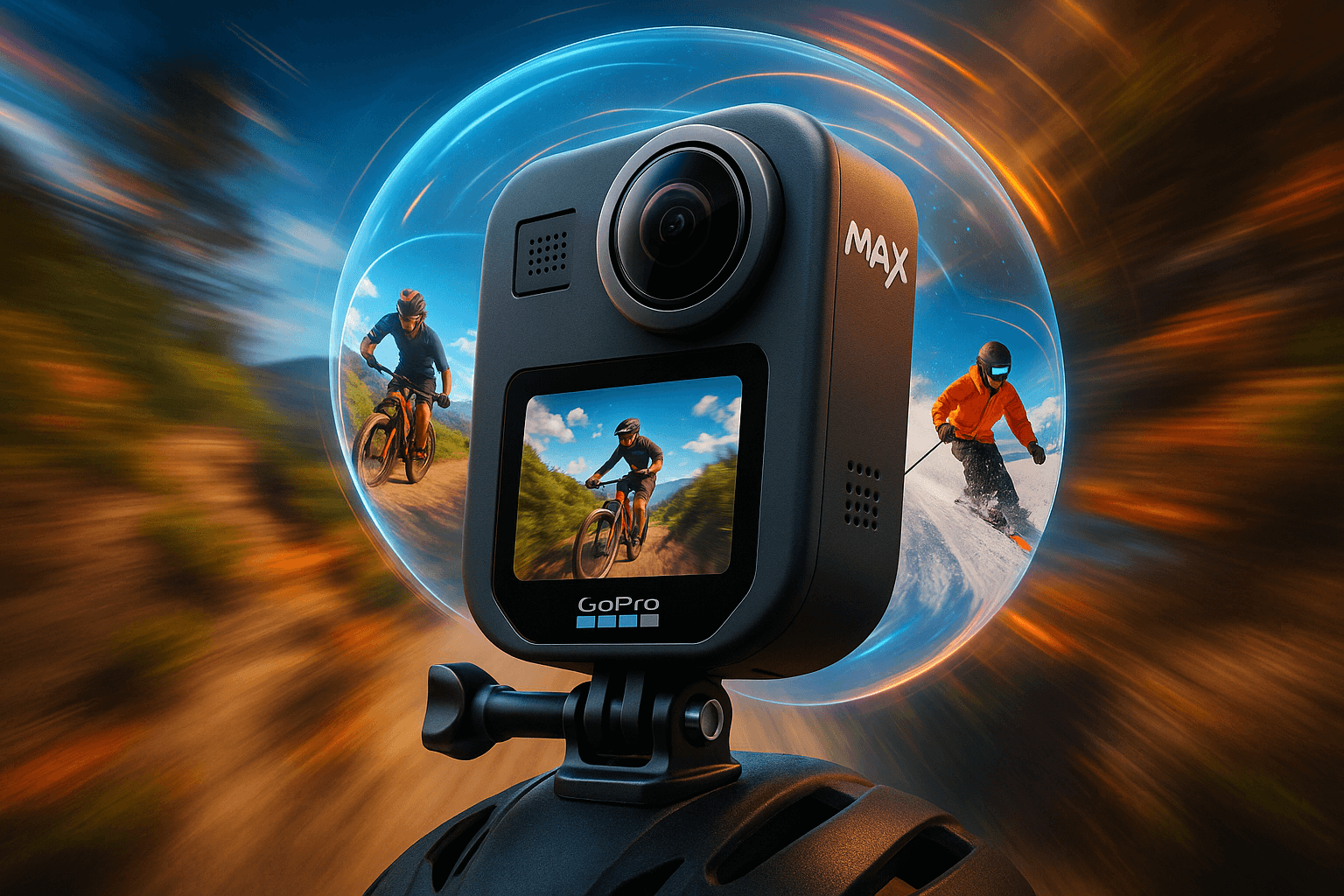 GoPro MAX 360 Action Camera Records Your World from Every Angle