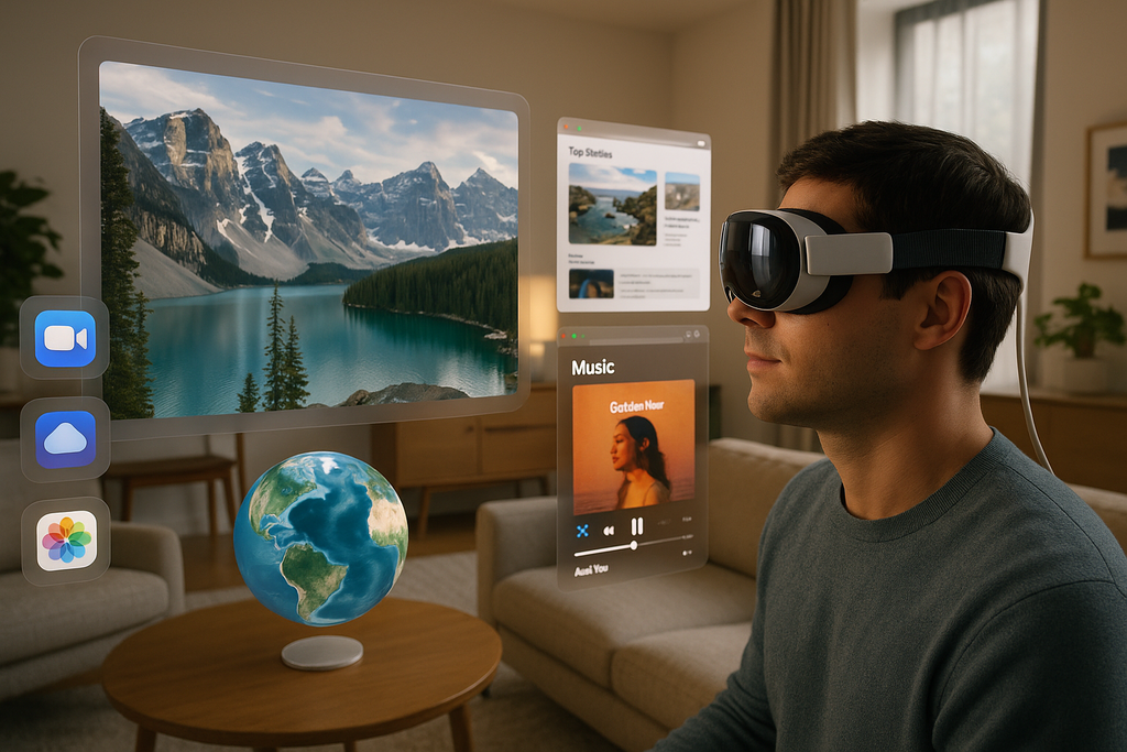 Apple Vision Pro Blends Digital World Seamlessly with Physical Surroundings