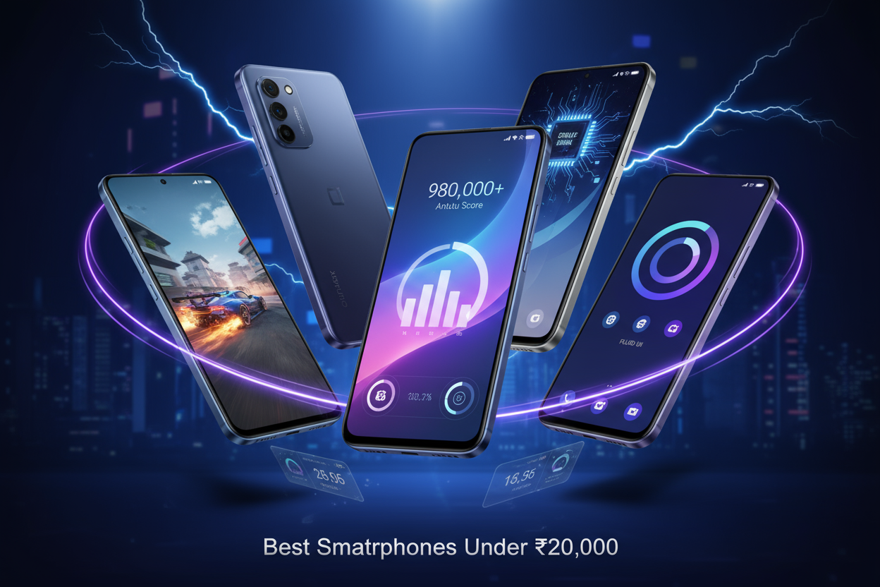 Best smartphones under ₹20,000 offering power, style, and performance