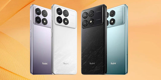 Take a Look at the Redmi K80 in All Its Glory showcasing different color variants of the smartphone.