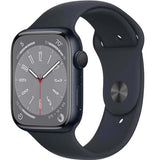 Apple Series 8 45mm Smart Watch Midnight Aluminium Case,