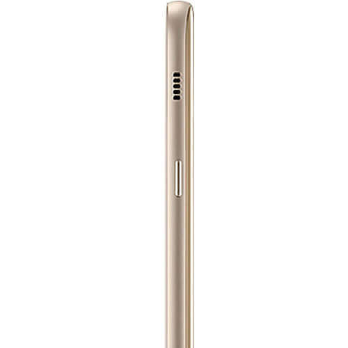 Samsung Galaxy A5 2017 side view showing sleek design in Gold Sand finish.