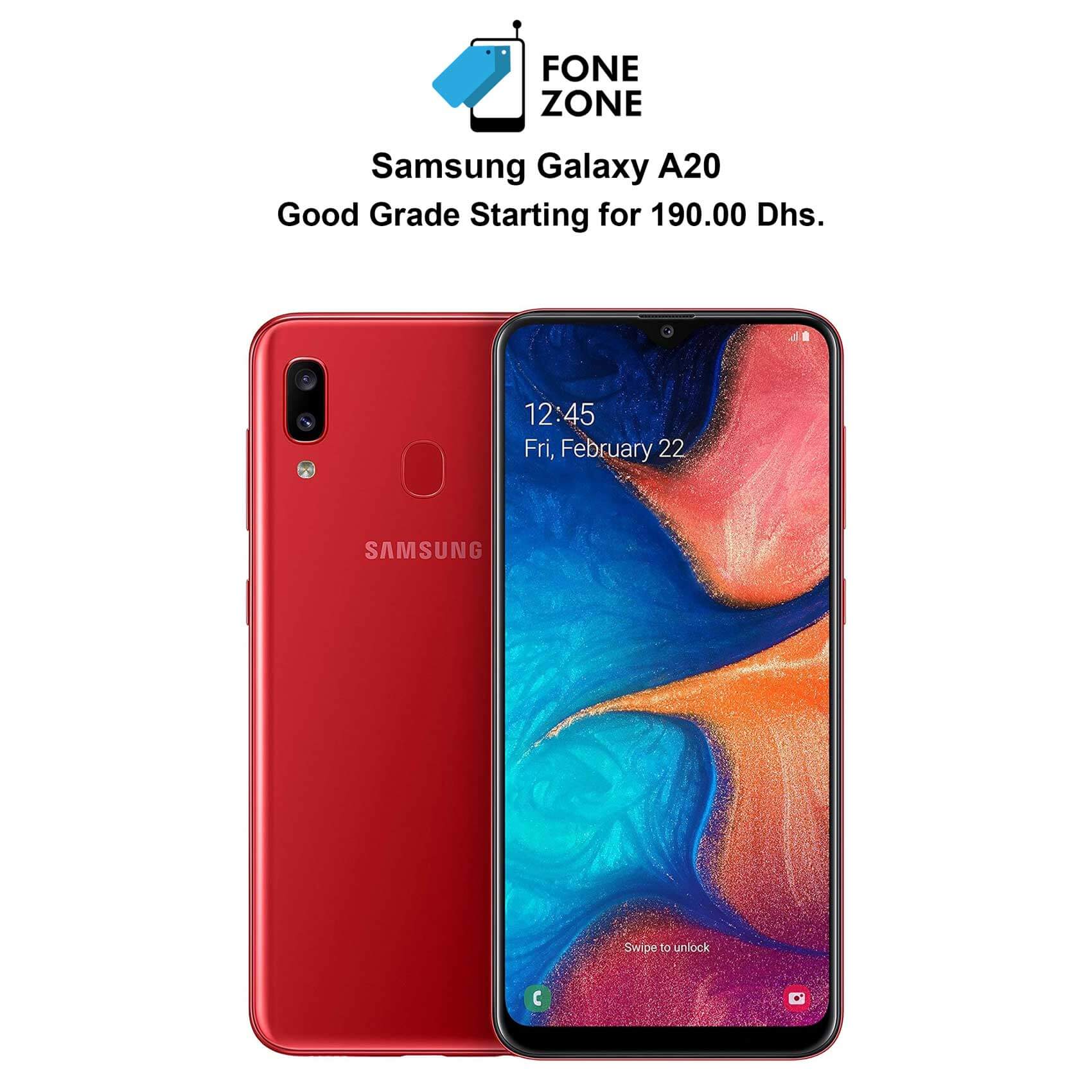 Shop best refurbished Samsung Galaxy A20