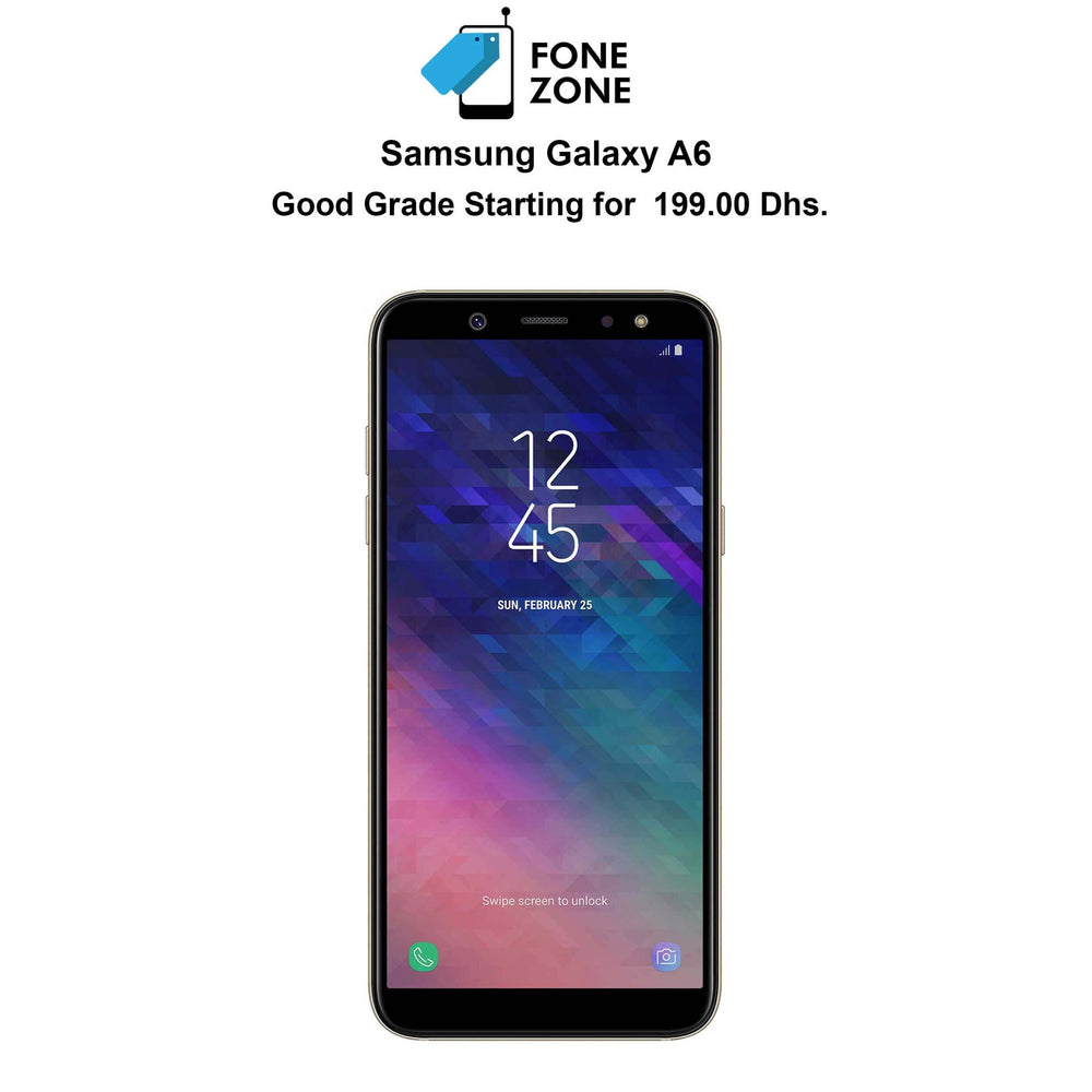 Samsung Galaxy A6, Abu Dhabi, Sharjah