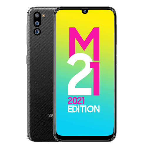 Samsung Galaxy M21 64GB 4GB Ram Black with a 6.4-inch Super AMOLED display and a 6000mAh battery