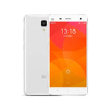 Xiaomi Mi 4 smartphone showcasing front and back views with vibrant screen and minimalist design.