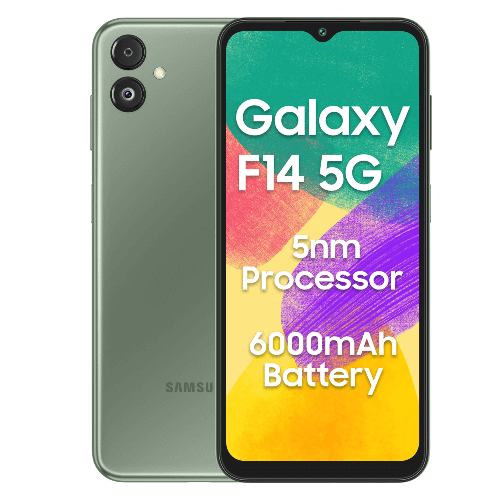 Samsung Galaxy F14 5G 128GB + 4GB Ram Available online