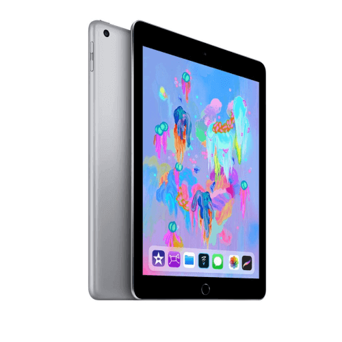 Shop now iPad 6th Gen 128GB  9.7 inch with Wi-Fi, Gray