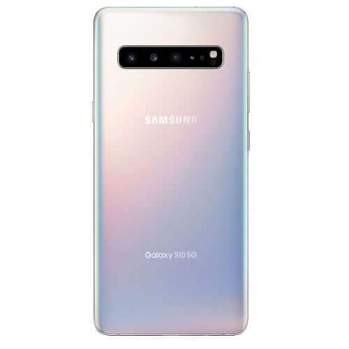 Samsung Galaxy S10 5G 128GB, 6GB Ram, Single Sim Crown Silver