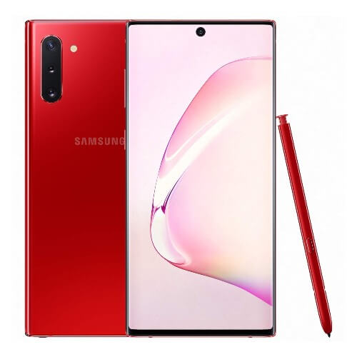 Samsung Galaxy Note10 256GB 12GB Ram (Single Sim) Aura Red