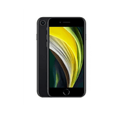 Apple Iphone SE 2020 smartphone in black with vibrant display and sleek design.