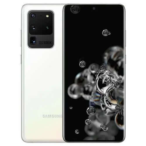 Samsung Galaxy S20 Ultra (128GB, 12GB RAM) 5G Dual Sim Cloud White