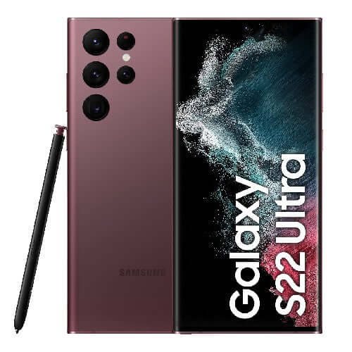 Samsung Galaxy S22 Ultra 256GB 12GB RAM Burgundy Order