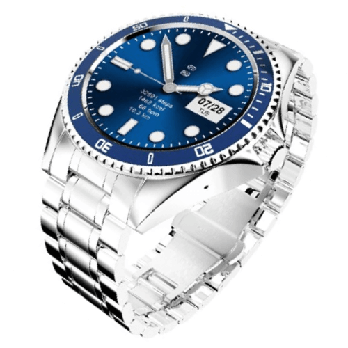 Quantum BSW088 stainless steel smartwatch with IP67 rating