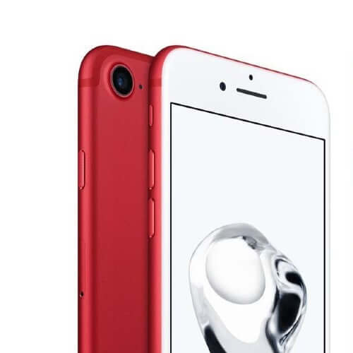 Apple iPhone 7 256GB Red showing sleek design and advanced technology in a striking red finish.
