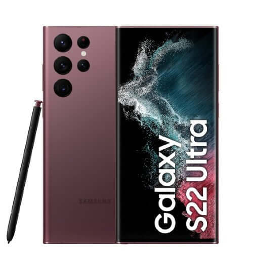 Samsung Galaxy S22 Ultra 5G 128GB Burgundy Online at Best Price 