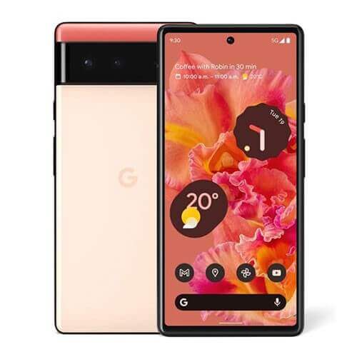 Buy now Google Pixel 6 single sim Kinda Coral Android phone in India
