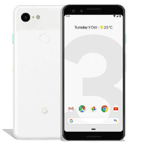 Pixel 3 128GB, 4GB RAM in Clearly White, phone available at the best price in India

