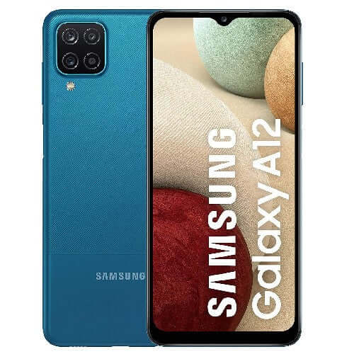 Samsung Galaxy A12 (32GB Storage, 4GB RAM) Single SIM Blue